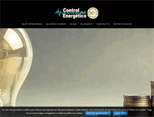 Tablet Screenshot of controlenergetico.com